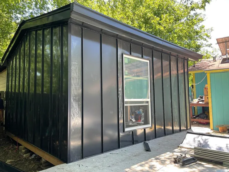 Black standing seam metal wall panels for Roof Inspection in Sonoma